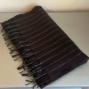 Tiffany & Co. Dark Striped Scarf